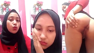 Ukhti Berhijab Yang Bergairah Mengirim Foto Mesra Untuk Kekasih