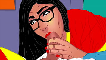 Taruhan Bokong Sempurna Mia Dan Parodi Blowjob Intens Dalam Kartun