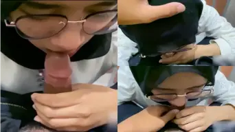 Bella Berhijab Yang Mahir Melayani Dengan Mulut