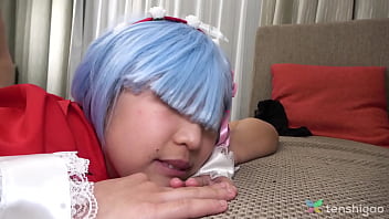 Kostum Seksi Masih Melekat, Riho Si Amatir Jepang Manja Kontol Di Sofa Casting Part 4