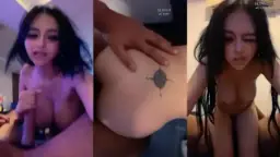 pemandian panas dengan adik tiri dan temannya berujung malam penuh nafsu