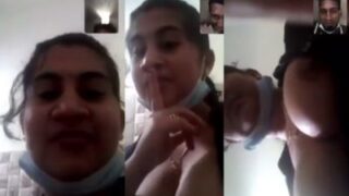 Perawat Cantik Buka Baju Saat Video Call Mesra Di Tempat Kerja
