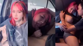 Viral! Aksi Panas Tiktokers Di Dalam Mobil