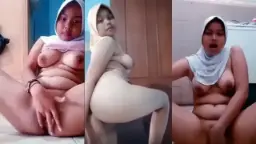 Cewek Berjilbab Tiktoker Ngentot Sampai Muncrat