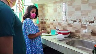 Bhabhi Kesepian Mengumbar Kemesraan Dengan Devar, Panas Dan Menggoda