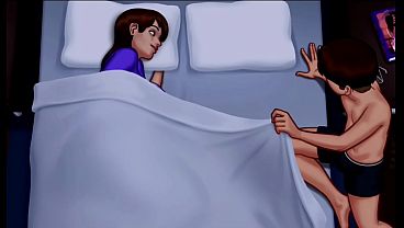 Ibu Tiri Tak Perlu Bicara Untuk Menggoda (18+)