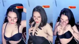 Angell99 Jilat Memeknya Sendiri, Bikin Ngentot Lihatnya!