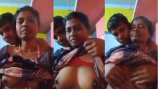 Brengsek Ini Remas-remas Toket Montok Tante Desi Di Video Mms Mesum