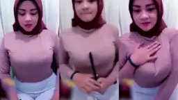Hijabers Nakal, Toket Gede Brutal Bikin Nafsu Naik.