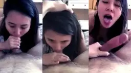 Hisap Kontol Gede Pacar Sampe Muncrat