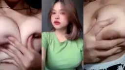 Tiktok Cewek Seksi Baju Hijau Toge, Montoknya Bikin Ngiler