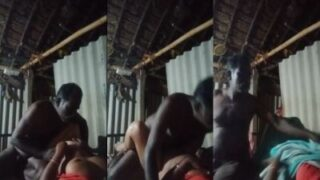 Warga Tua Kampung Nikmatin Ngewe Desi Sama Bini Temennya.
