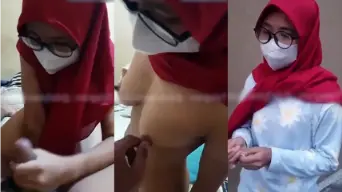 Bayar Cewe Hijab Biar Puasin Nafsu Bejat