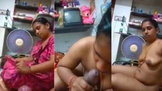 Istri Kasih Service Mulut Gaya Telugu Ke Suami Di Ranjang, Sampai Basah Kuyup.