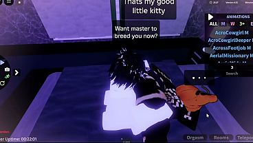 Si Kucing Imut Roblox Malah Dipake Kayak Boneka Nafsu.