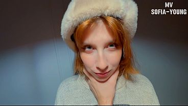 Gadis Rusia Rambut Merah Pake Topi Ushanka, Ngerang Nonstop Pas Mulut Dan Bokongnya Aku Bobok, Abis Itu Kuisi Penuh Anal Creampie!